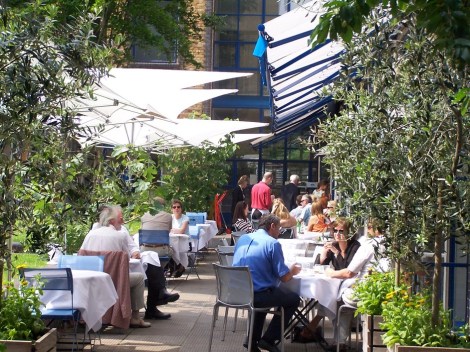 River Cafe terrace
