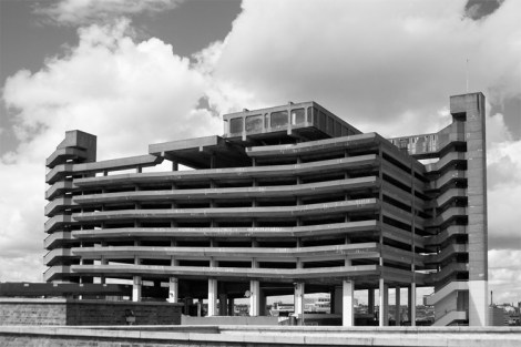 The Trinity car park in Get Carter - now demolished