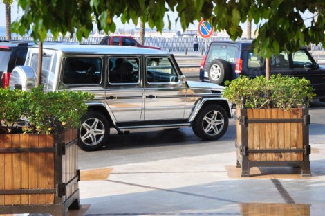 Silver-plated Mercedes anyone?