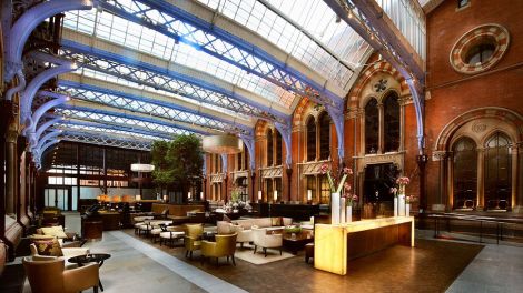 Main reception...the old carriage entrance