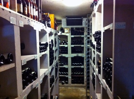 The wine cellar...in the cellar