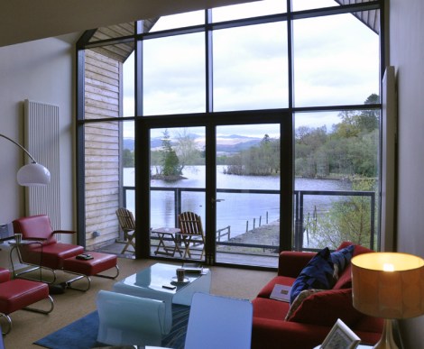 The view from the boathouse