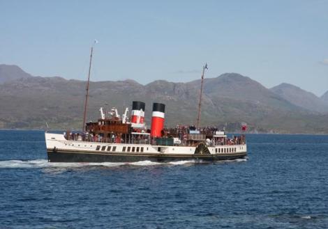 The famous Waverley paddle steamer 