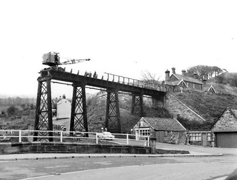 Demolition of Sandsend viaduct in 1960