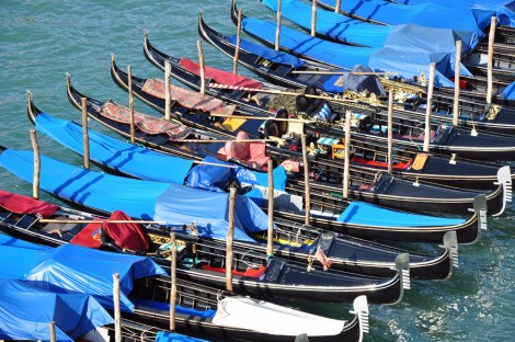 The "tourist" gondolas just beneath your window...