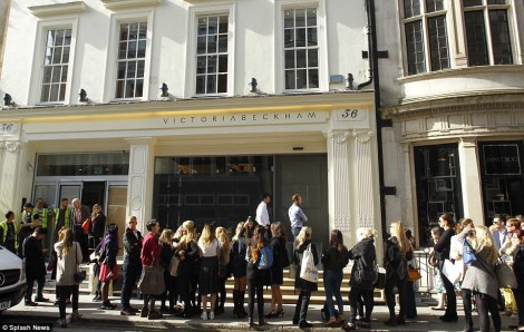 Victoria's new shop at 36 Dover Street...