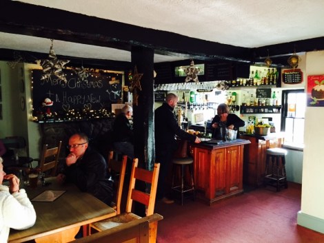 The bar at the Sandpiper