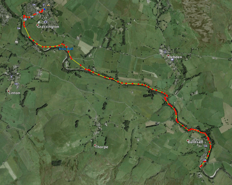 Burnsall to Grassington, 3.5 miles