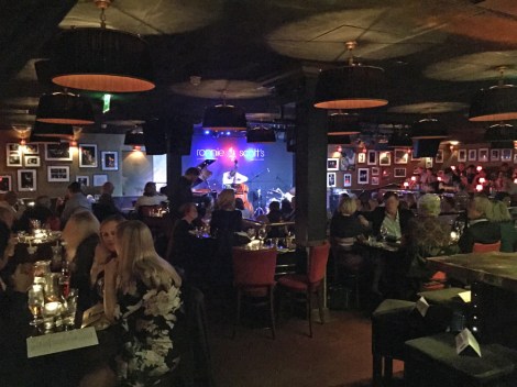 Waiting for the action to start at Ronnie Scotts...