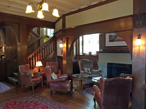 The entrance and reception