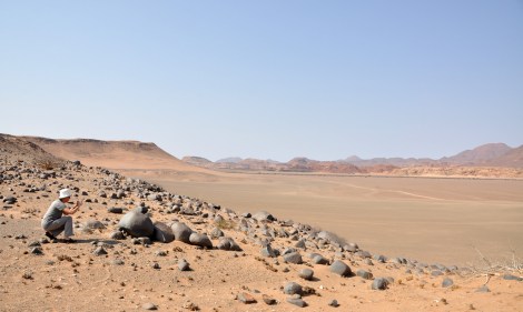 The astonishing landscape...