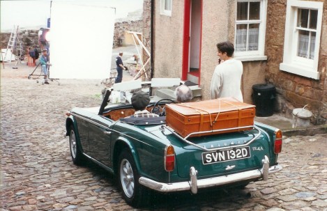 ...and after. Filming smoked salmon adverts at Crayle, Scotland