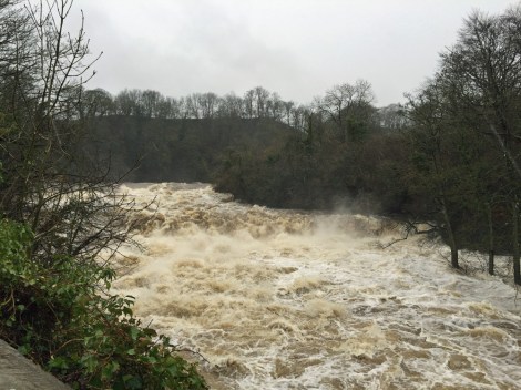 The Falls in November 2015 - a real raging torrent and no mistake