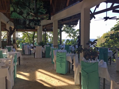 The restaurant up the hill...one of several